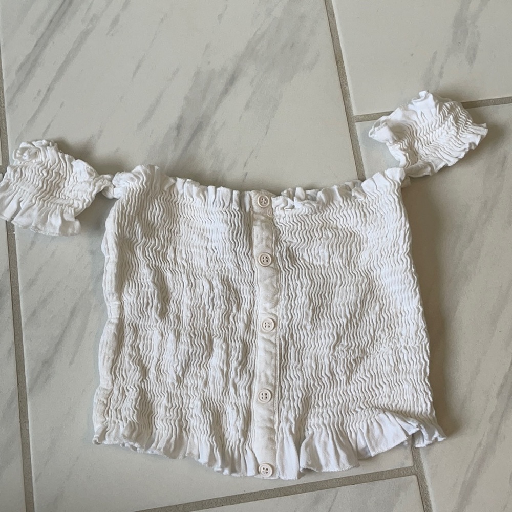 Ruched crop top